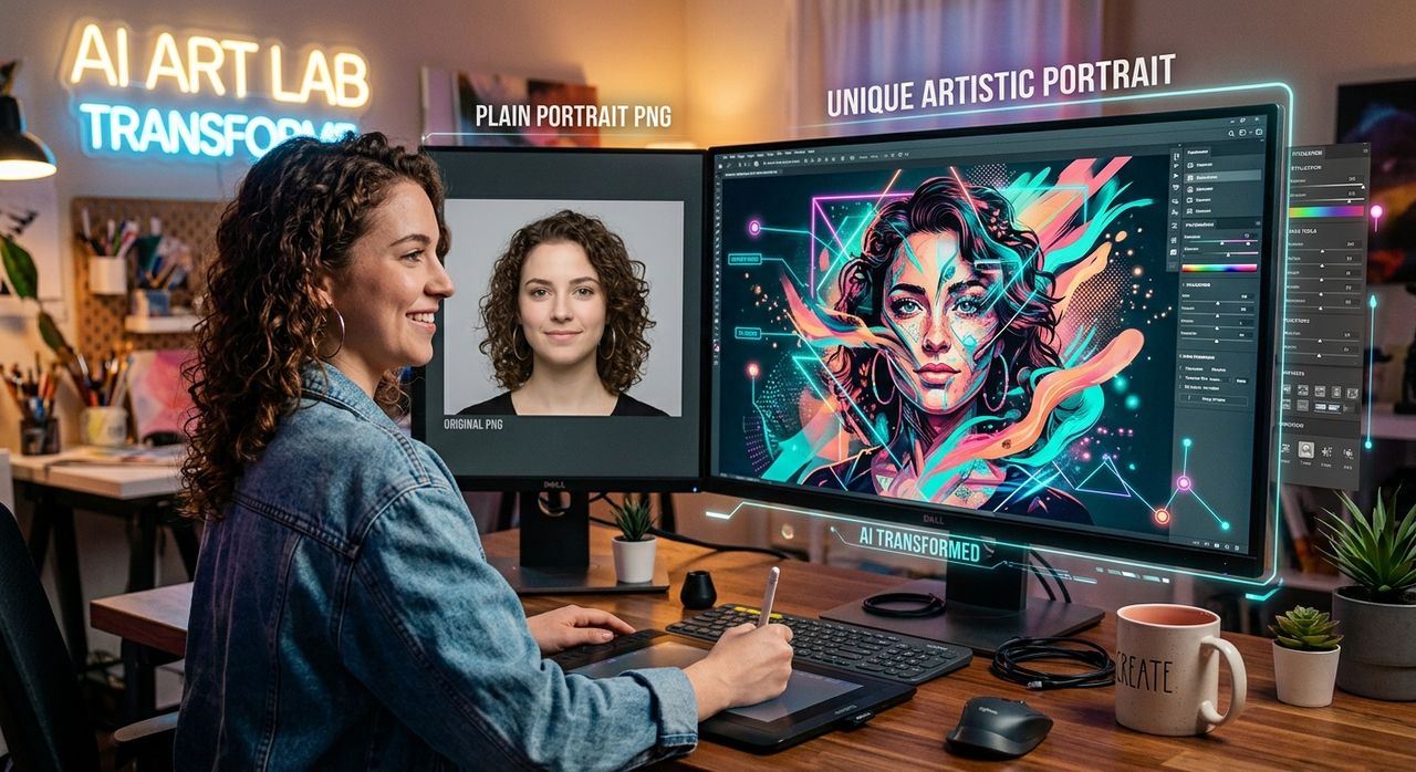 Turning a Plain Portrait PNG Into Something Unique With AI Face Tools